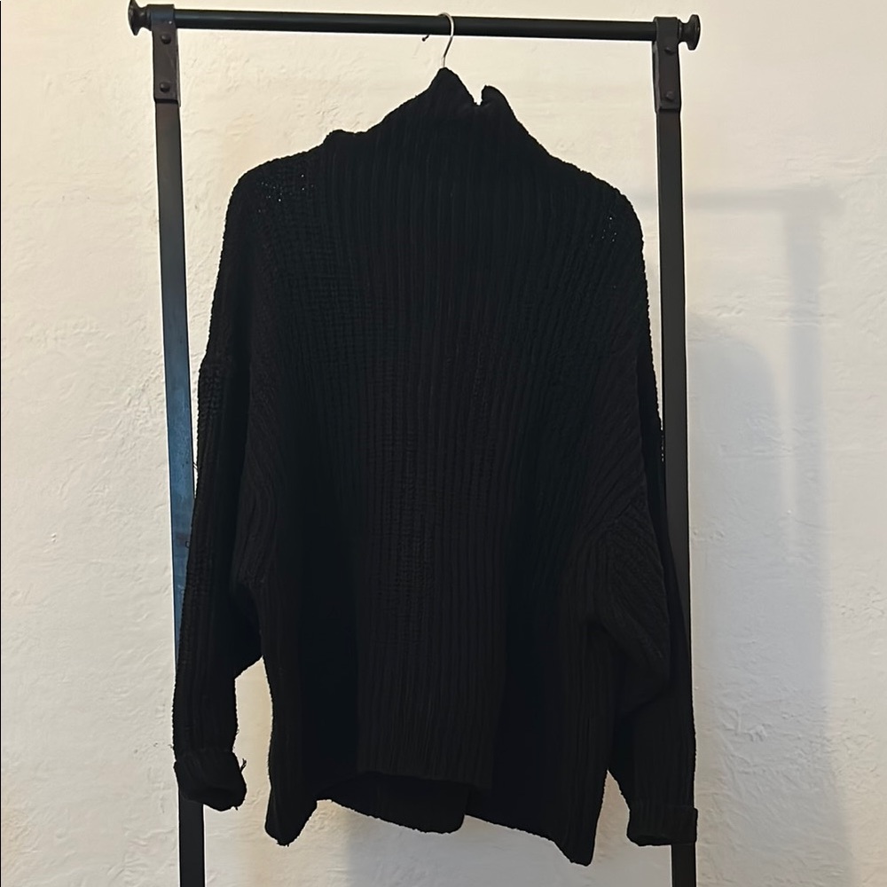 Cozy Black Turtleneck Sweater